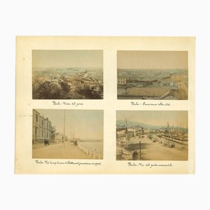 Ancient Views of Kobe, Vintage Albumen Print, 1890s