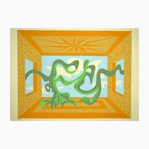 Leo Guida, Signal, Original Lithograph, 1984