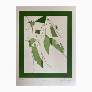 Achille Perilli, Mottetti, Original Etching, 2002