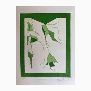 Achille Perilli, Mottetti, Original Etching, 2002