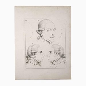 Thomas Holloway, Portraits d'Hommes, Gravure, 1810