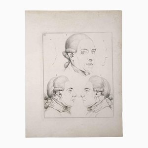 Thomas Holloway, Portraits of Men, Etching, 1810