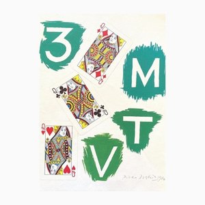 Piero Dorazio, Composition, Original Lithographie, 1984