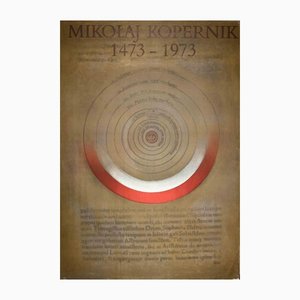 Affiche Mikolaj Kopernik 1473-1973 Vintage, 1973
