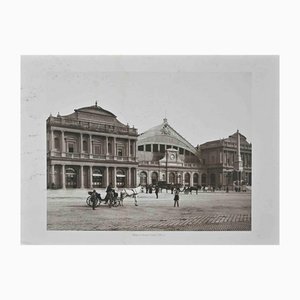Rome, Termini Station, Vintage Photo, 1890s