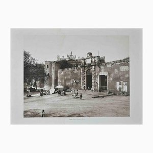 Roma, Porta S. Giovanni, fotografía vintage, década de 1890