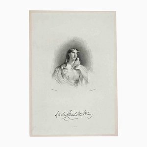 James Posselwhite, Lady Charlotte Bury, Lithographie, 1833