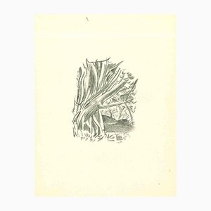 Emmanuel Gondouin, African Forest, Original Lithograph, 1930s