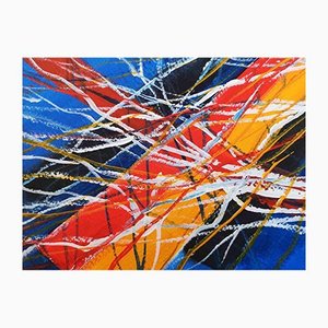 Martine Goeyens, Abstract Composition, Original Digigraph Print, 2020s