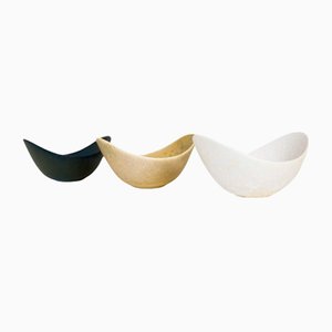 Mid-Century Ceramic Bowls by Gunnar Nylund for Rörstrand, Sweden, Set of 3
