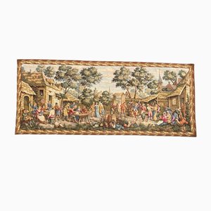 Vintage French Jaquar Aubusson Style Tapestry