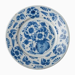 Blue and White Plate from Delft