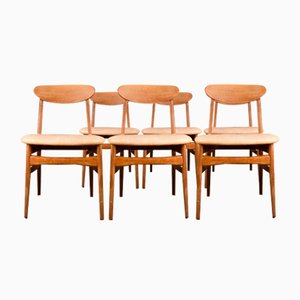 Skandinavische Stühle, 1960er, 6er Set