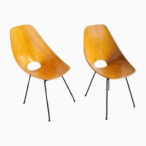 Set of Medea Chairs by Vittorio Nobili for Fratelli Tagliabue, Italy