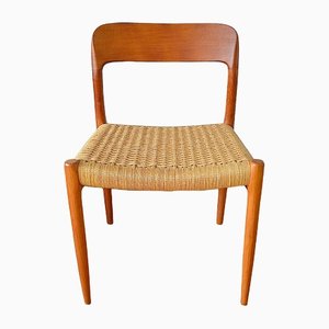 Danish Mod. 75 Dining Chair by Nils Otto Möller for JL Möller, 1970s