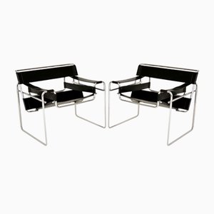 Wassily Chairs by Marcel Breuer for Gavina, 1960s, Set of 2