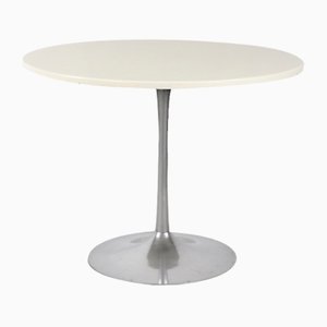 Table de Salle à Manger Scandinave Vintage Mid-Century avec Pied Tulipe en Métal, 1970s