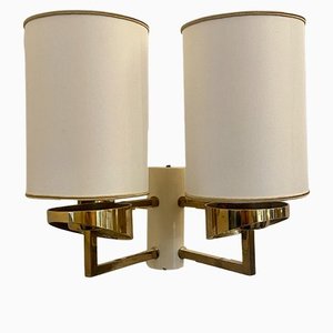 Double Sconce in Brass, 1960s