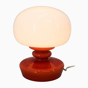 Glass Table Lamp by Valasske Mezirici, 1970s