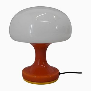 Lámpara de mesa de vidrio de Valasske Mezirici, años 70