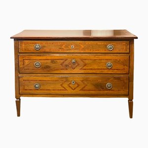 Neoclassical 18th Century Tuscan Drawer with Three Drawers