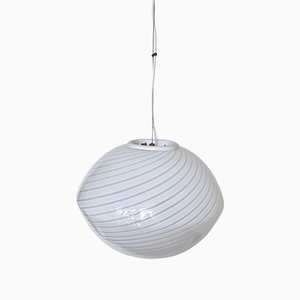Murano Glass Swirl Ceiling Lamp