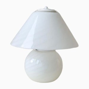 Vintage Murano mushroom table lamp H: 33 cm