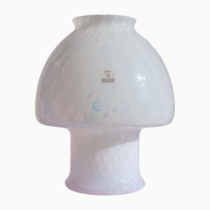 Lámpara de mesa en forma de hongo de Murano vintage H: 28 cm