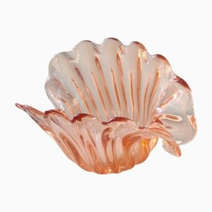 Extra Large Vintage Murano Shell Bowl