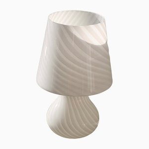 Lampada vintage grande a forma di fungo in vetro di Murano H: 50 cm