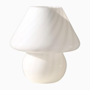 Large Vintage Murano Mushroom Table Lamp