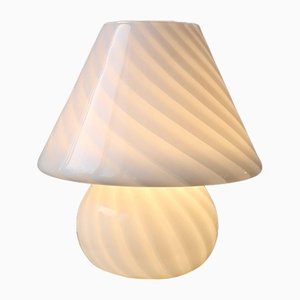 Lampe Champignon Vintage en Verre de Murano H: 40 cm