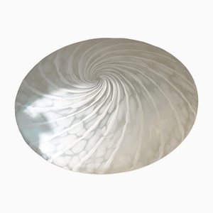 Vintage Murano Cloudy Swirl Ceiling Lamp