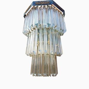 Trimmed Glass Wall Lamp from Venini, 1960s
