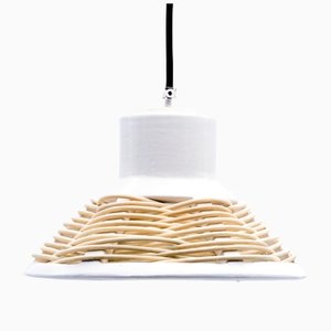 Medium Wicker Pendant Lamp by Marco Rocco