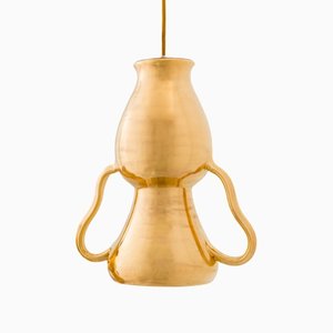 Big Gold Ciarla Pendant Lamp by Marco Rocco