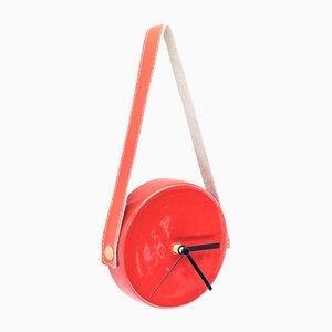 Red & Orange Clock by Marco Rocco, 2018