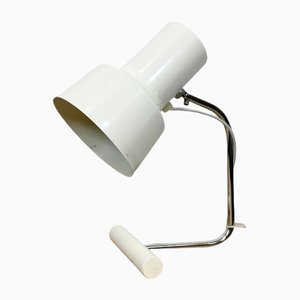 Lámpara de mesa blanca de Josef Hurka para Napako, años 60