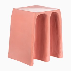 Chouchou Stool 1701RGL in Rose Glaze by Lorenzo Zanovello for Pulpo