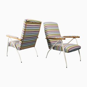 Lehnsessel mit Missoni Bezug, 1970er, 2er Set