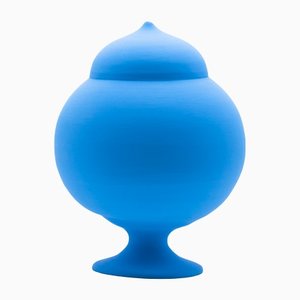 Medium-Large Ceramic Pumo Bignè Vessel in Matte by Marco Rocco, 2018