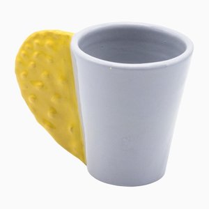 Spinosa Mug in Gray & Yellow by Marco Rocco, 2018