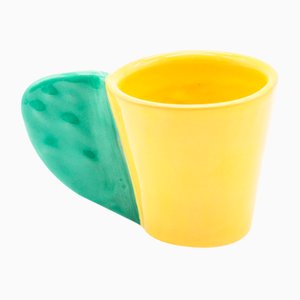 Spinosa Coffee Cup in Yellow & Green by Marco Rocco, 2018