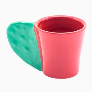 Spinosa Coffee Cup in Red & Green by Marco Rocco, 2018