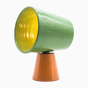 Lámpara Buckety en verde y naranja de Marco Rocco, 2018