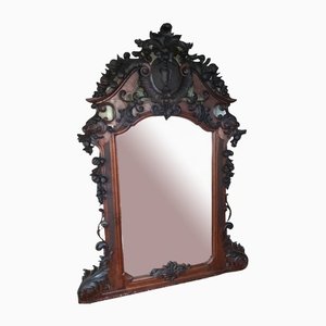 Vintage Italian 19th Century Carved Mirror