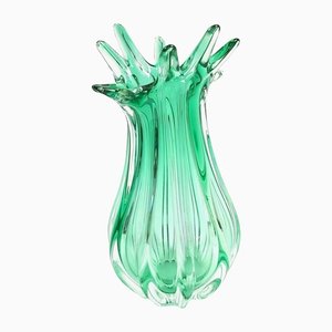 Grand Vase en Verre de Murano Torsadé de Seguso, Italie, 1960s