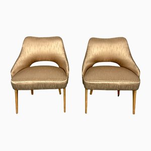 Chaises de Chambre Mid-Century, Italie, 1950s, Set de 2