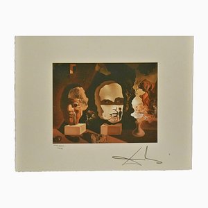 Nach Salvador Dalí, The Three Ages, Lithografie auf BFK Rives Papier