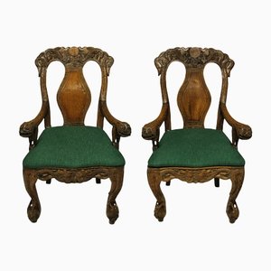 Chinese Armchairs, 1800s, Set of 2